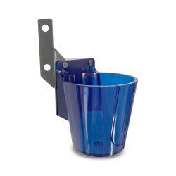 Blue PinGulp Beverage Caddy Premium - Right Side Mounting with Bally Gray Bracket